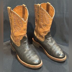 Ariat Men's Black and Brown Western Boots Sz 11EE